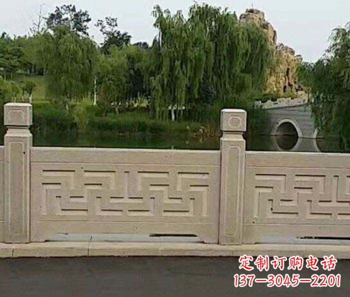成都园林景观大理石栏板石雕 (4)