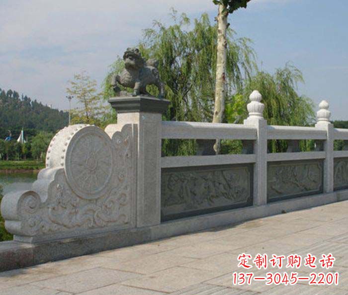 成都园林景观大理石栏板雕塑