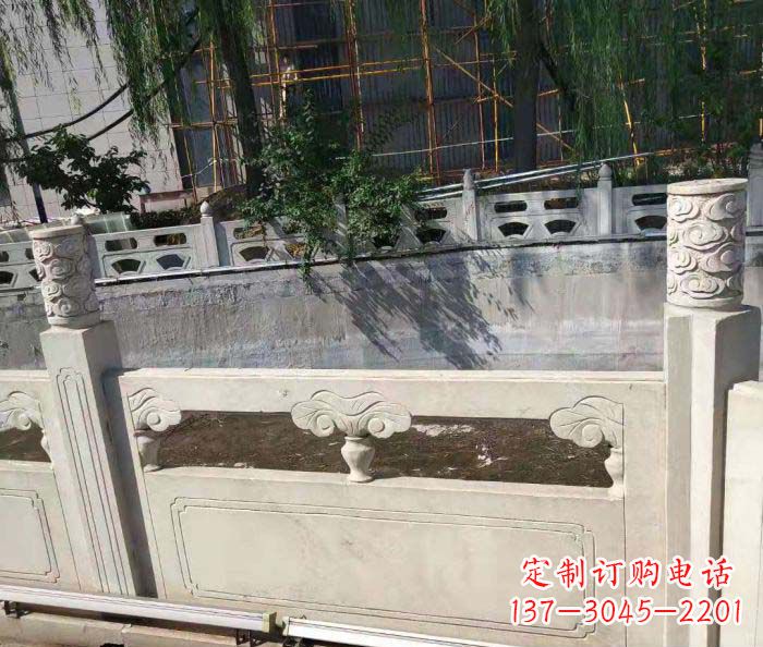 成都园林景观大理石栏板石雕 (6)