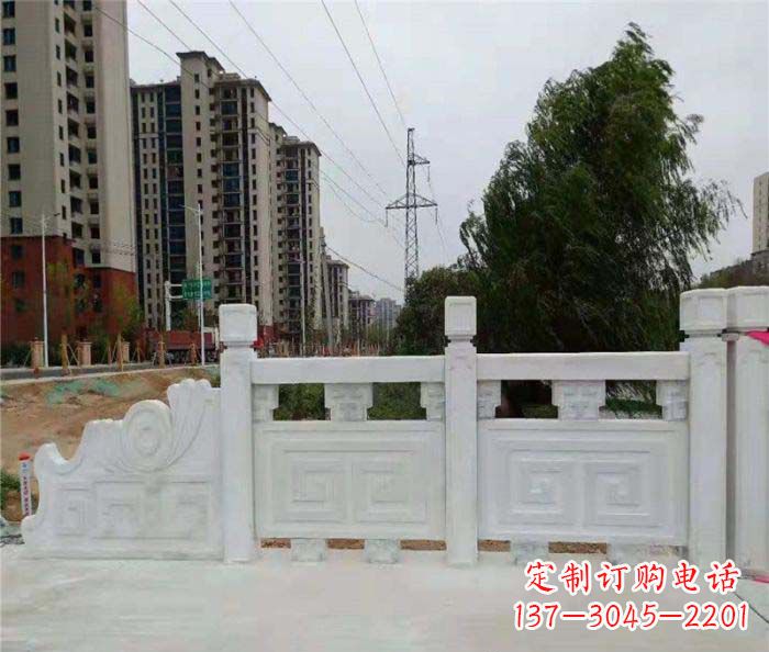 成都园林景观大理石栏板石雕 (5)