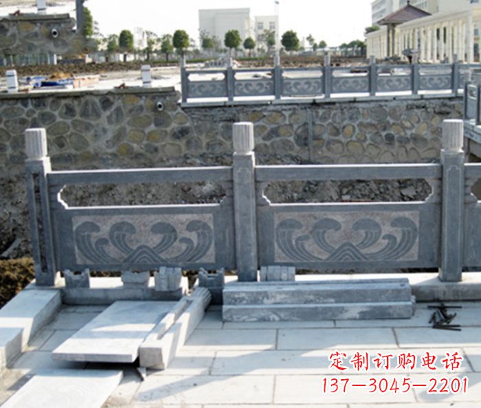 成都园林景观大理石栏板石雕 (11)