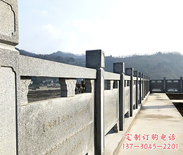成都园林景观大理石栏板石雕 (14)