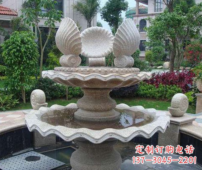 成都园林景观多层喷泉石雕
