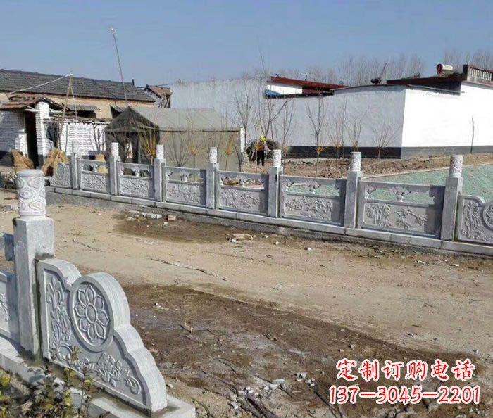 成都园林景观仿古栏板石雕