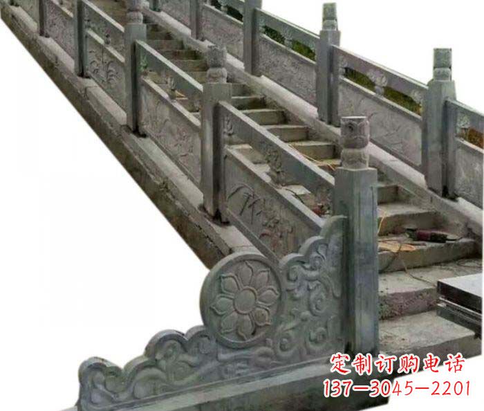 成都园林景观仿古石雕栏板 (4)