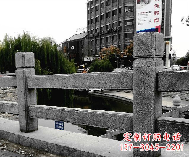 成都园林景观仿古石雕栏板 (9)