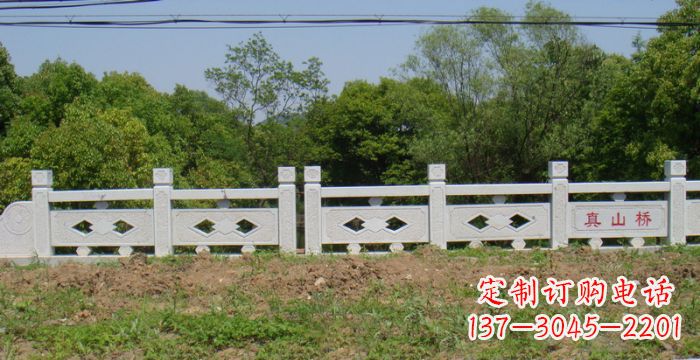 成都园林景观真山桥石雕栏板 (2)