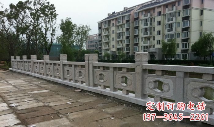 成都园林景观真山桥石雕栏板 (3)