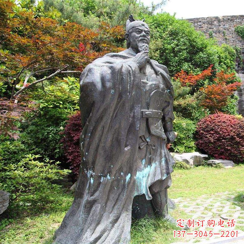 成都园林历史人物明太祖朱元璋雕塑