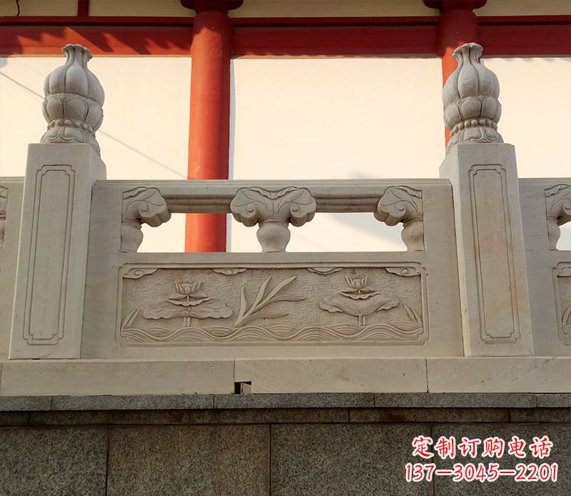 成都园林石浮雕栏板景观石雕 (2)