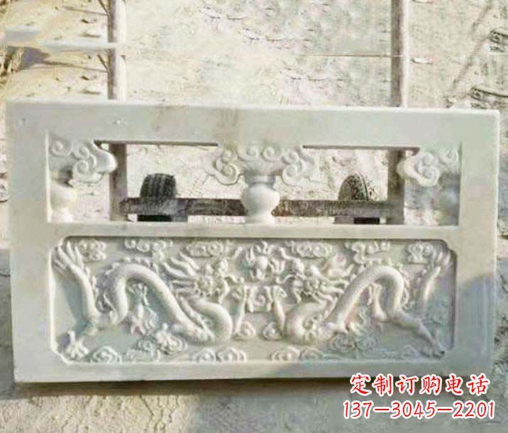 成都园林石浮雕栏板景观石雕