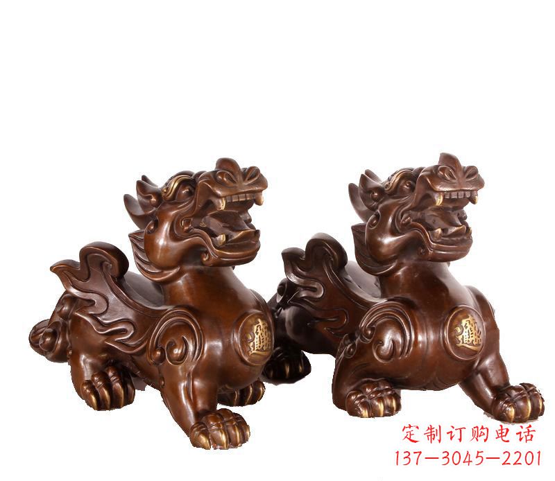 成都招财进宝貔貅铜雕