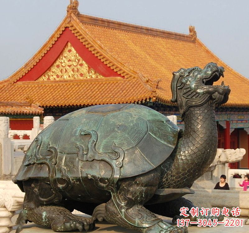 成都招财龙龟铜雕塑