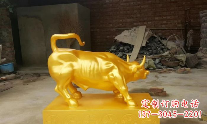 成都招财铜牛雕塑 (2)