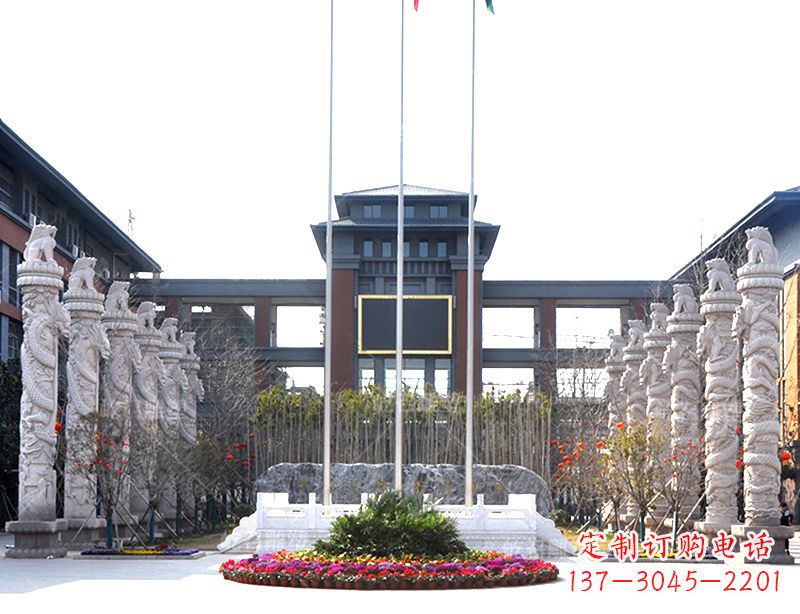 成都中国华表雕塑-校园园林广场景观装饰雕塑