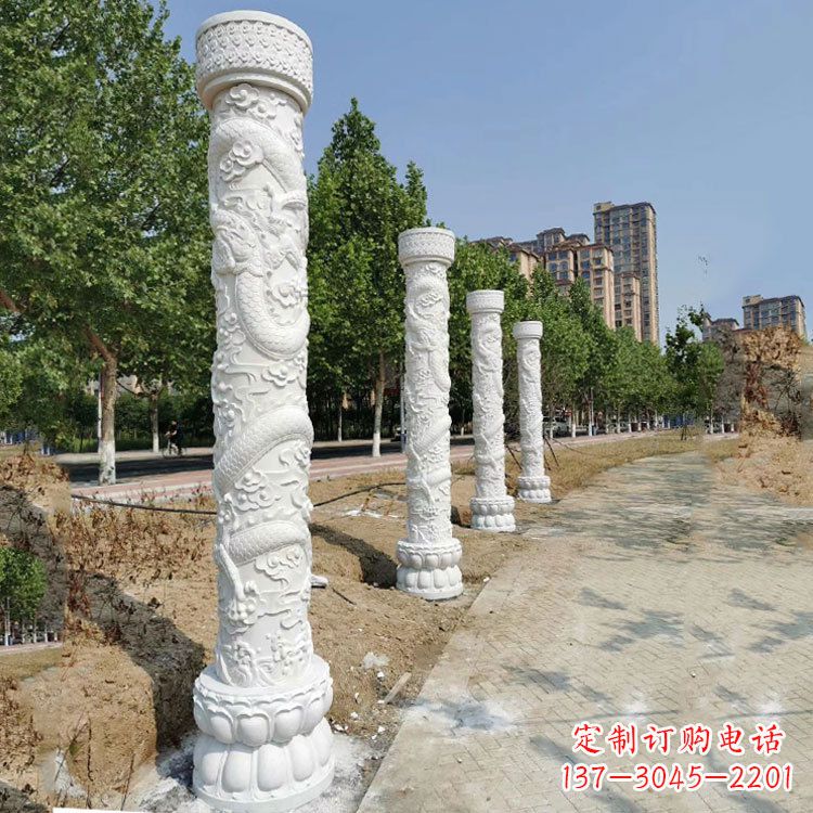 成都中国龙柱雕刻