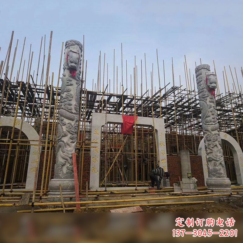 成都中国龙柱石雕