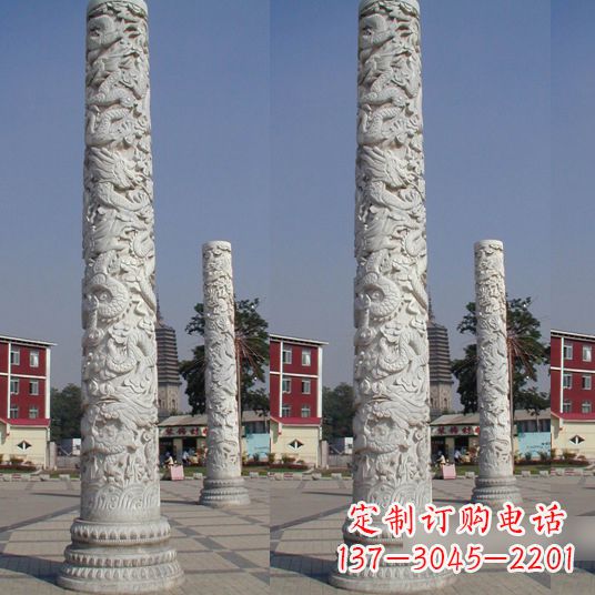 成都中国龙柱雕塑