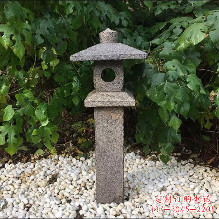 成都中式复古园林石灯