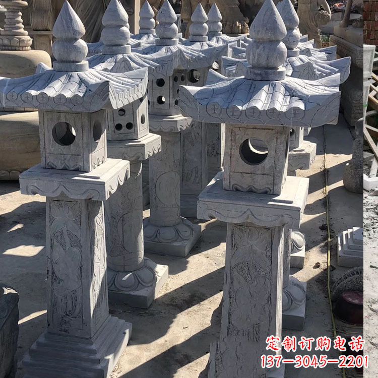 成都中式汉代石雕灯笼