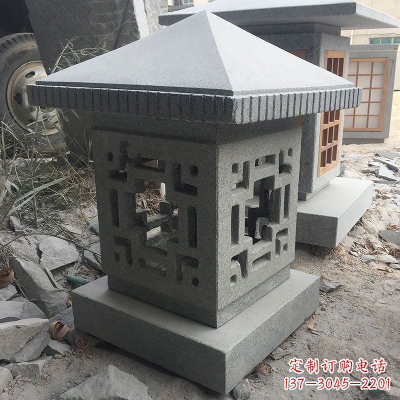 成都中式现代石灯笼
