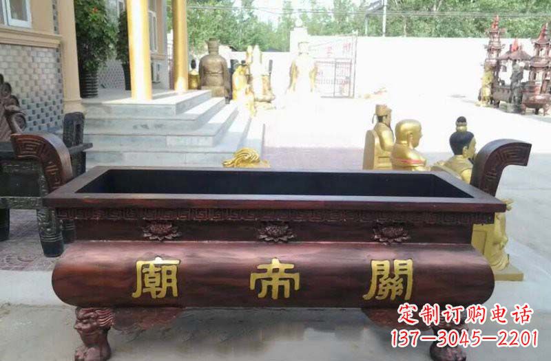 成都铸铜关帝庙香炉