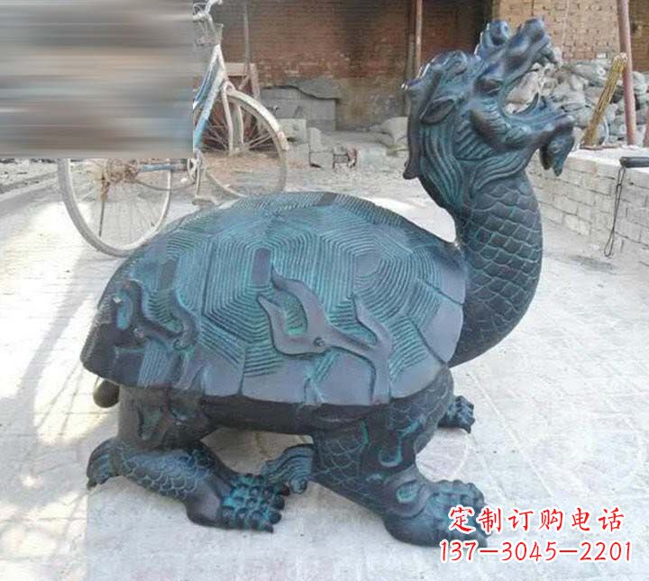 成都铸铜龙龟雕塑222