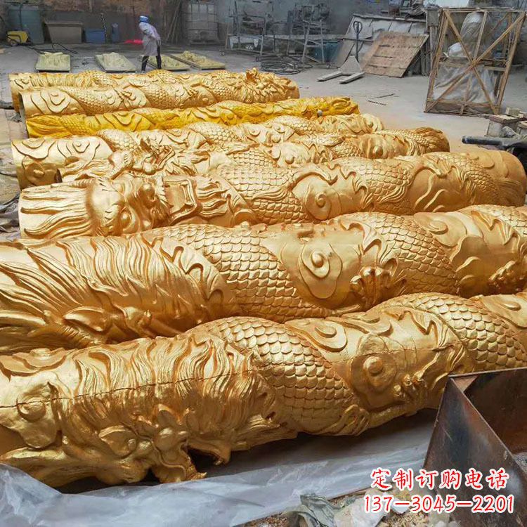 成都铸铜龙柱