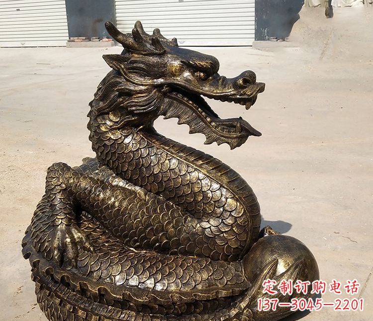 成都铸铜神龙雕塑