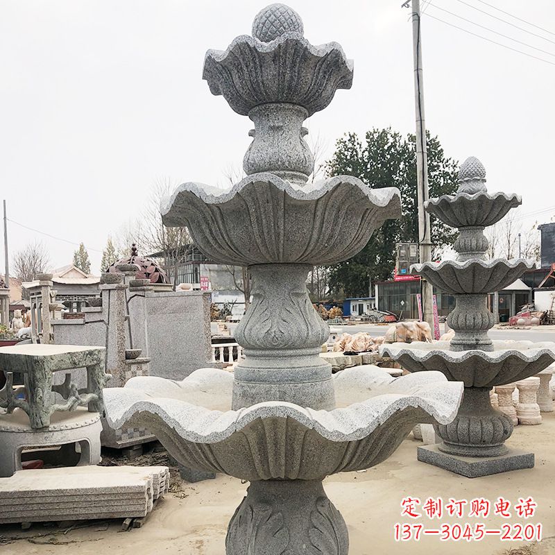 成都自然石雕流水喷泉