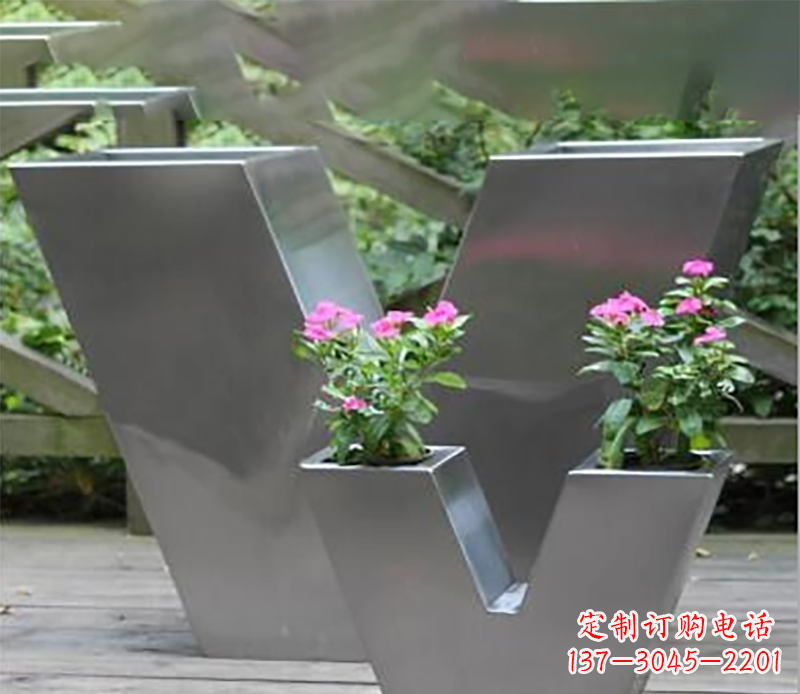 成都花盆不锈钢雕塑