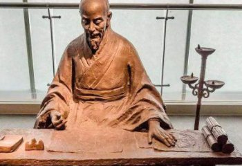 成都祖冲之圆周率情景小品雕塑-中国古代数学家著名历史人物